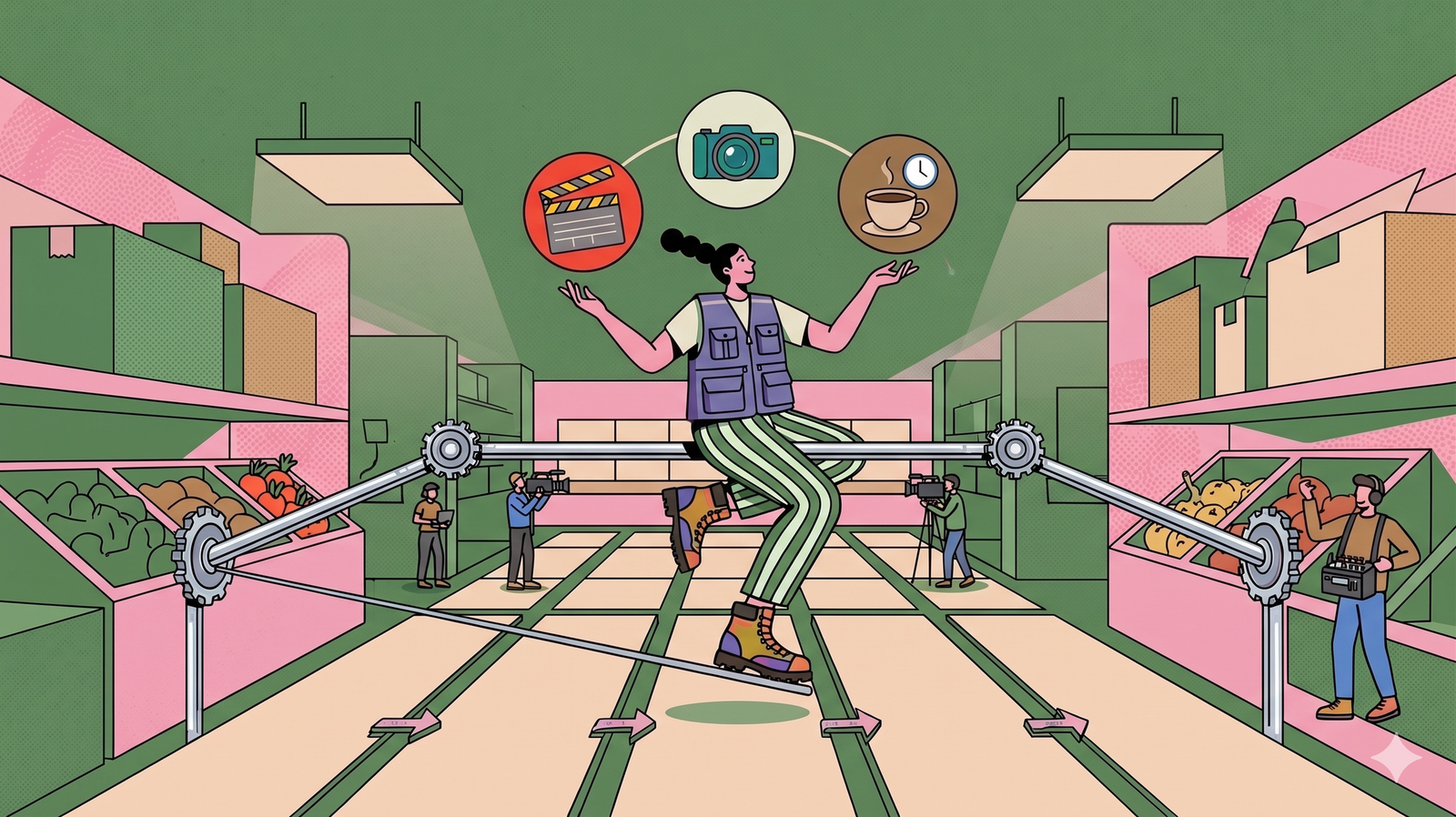 Comment s'organise une journée de tournage en magasin