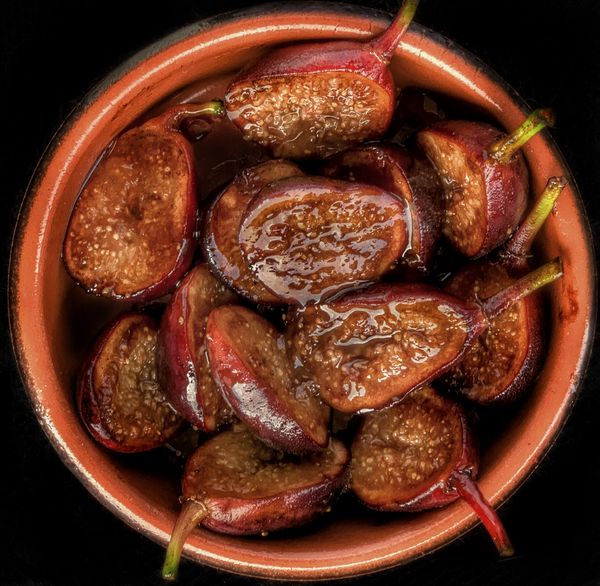 Fresh Figs in Butter and 15 Year Balsamic
