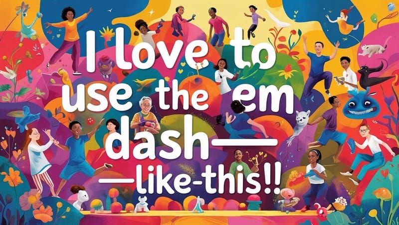 Look! I’m Using an EM Dash! Better String Me Up for Using AI!