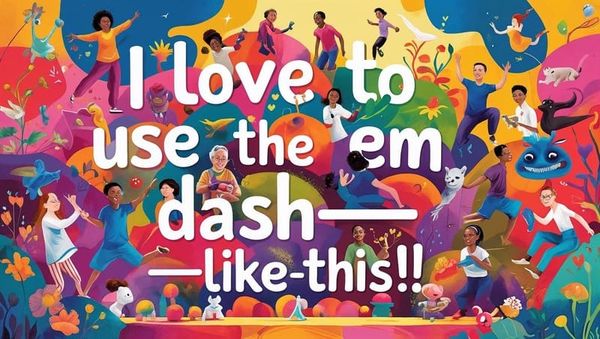 Look! I’m Using an EM Dash! Better String Me Up for Using AI!