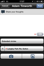 Google+ on iPhone as well