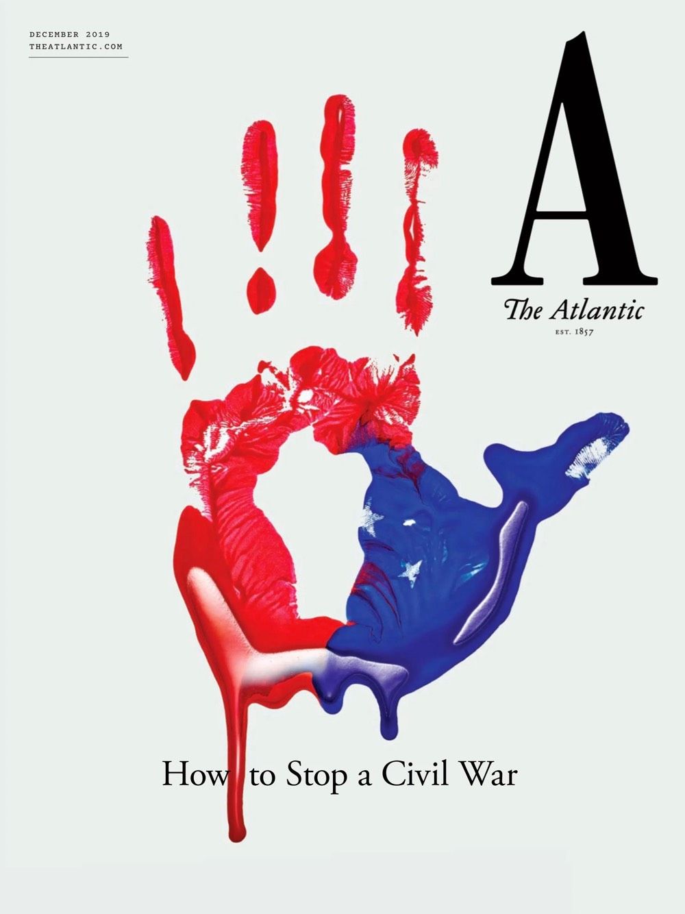 The redesigned cover of The Atlantic magazine.