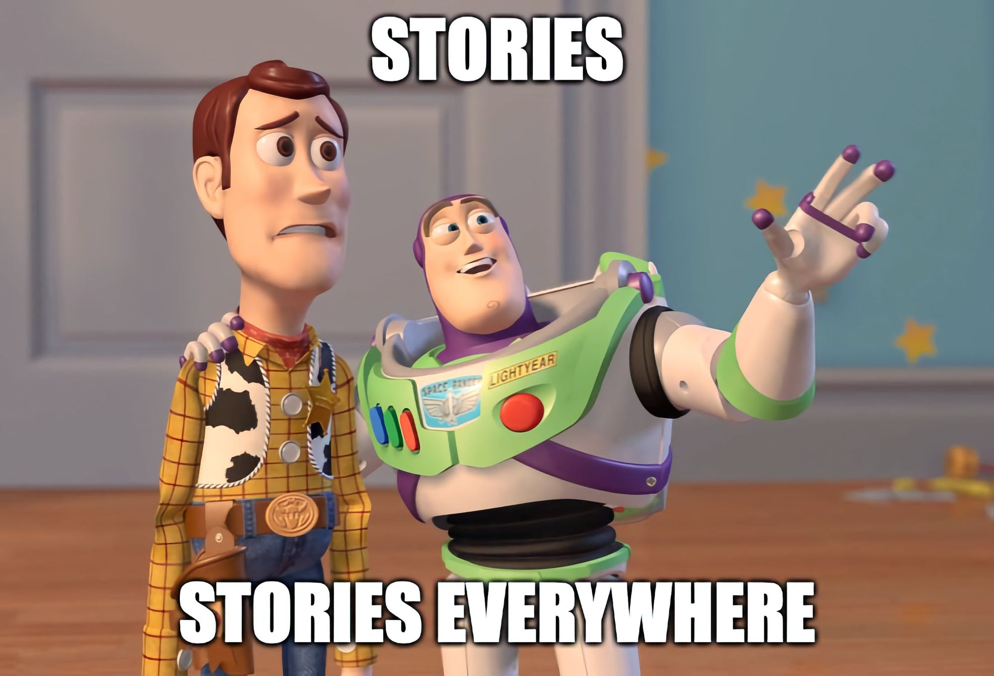 Buzz Lightyear introduces Woody to Facebook's strategy