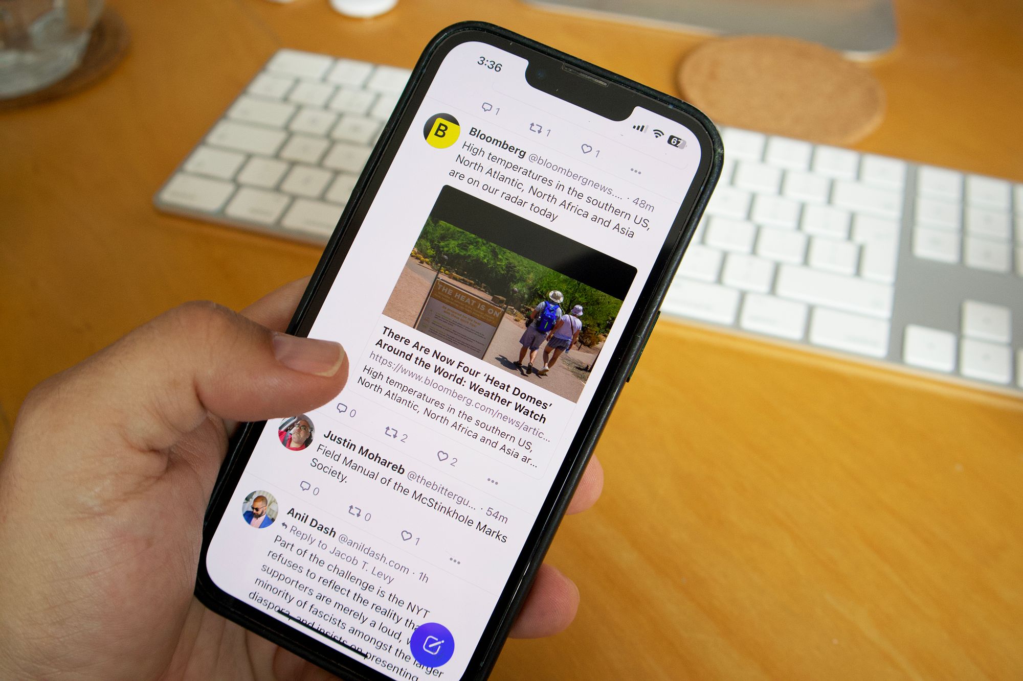 Bluesky on the iPhone