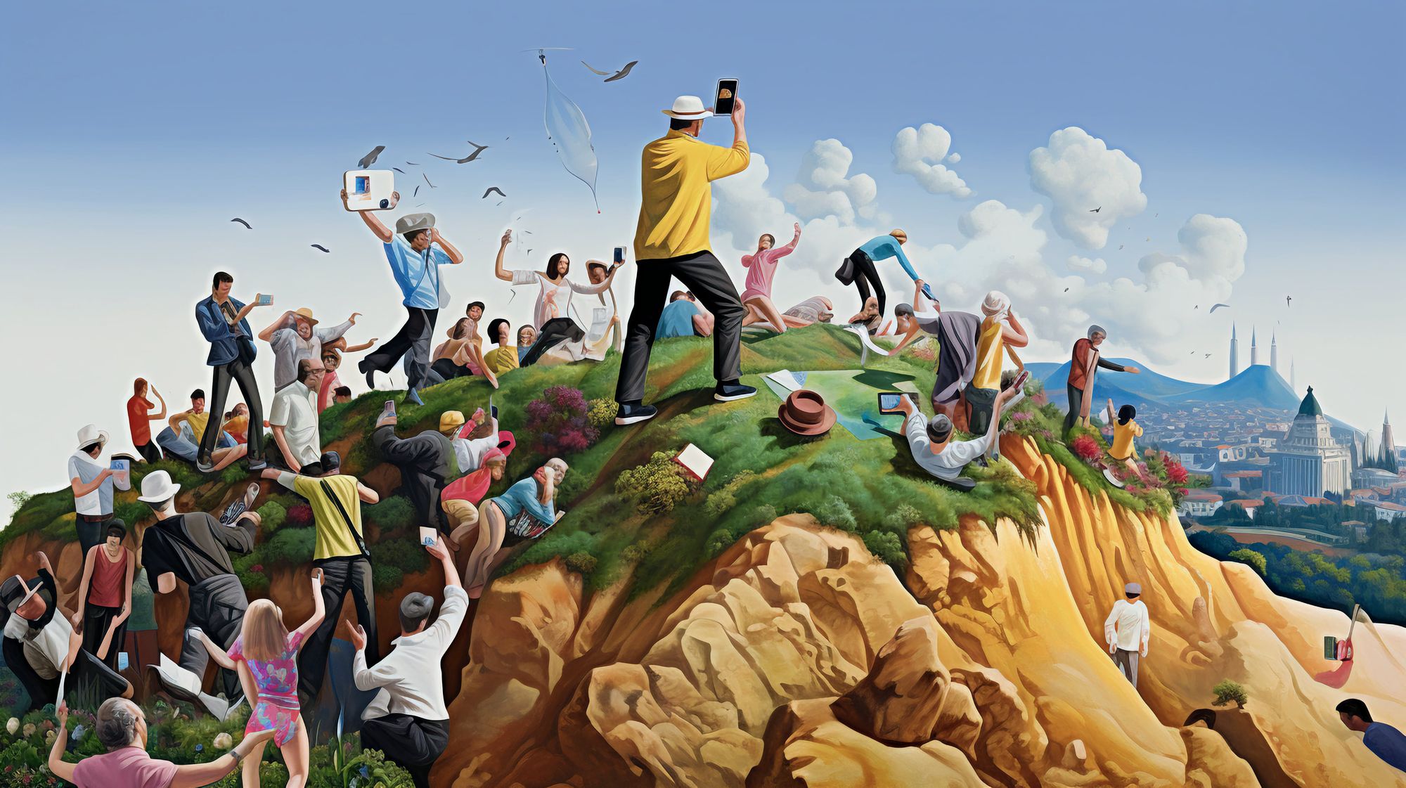 An AI generated image of what a vertical video team might look like…