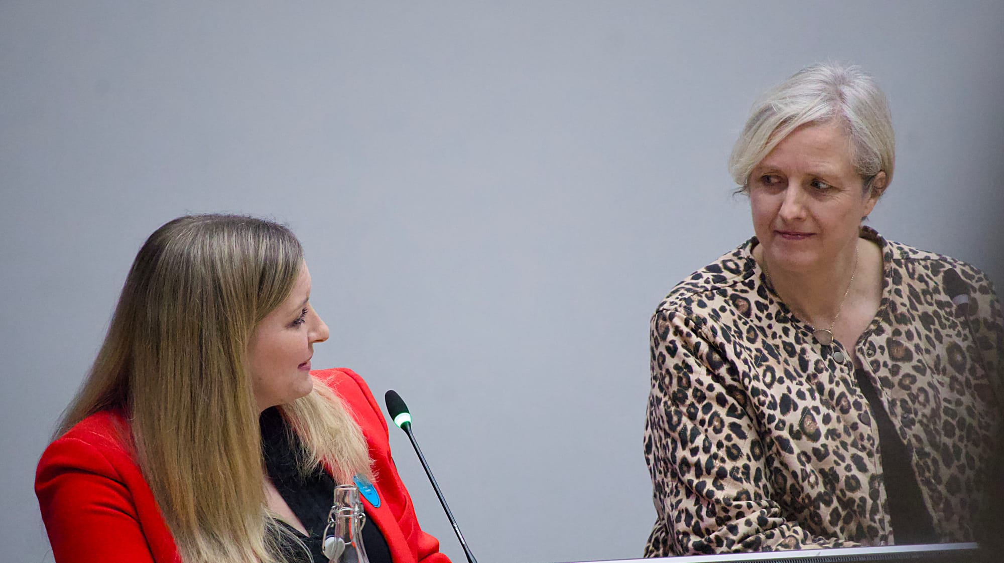 Rebecca Vincent and Carole Cadwalladr at the Media Freedom Festival