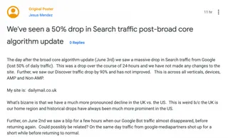 MailOnline takes brutal hit from Google algorithm update