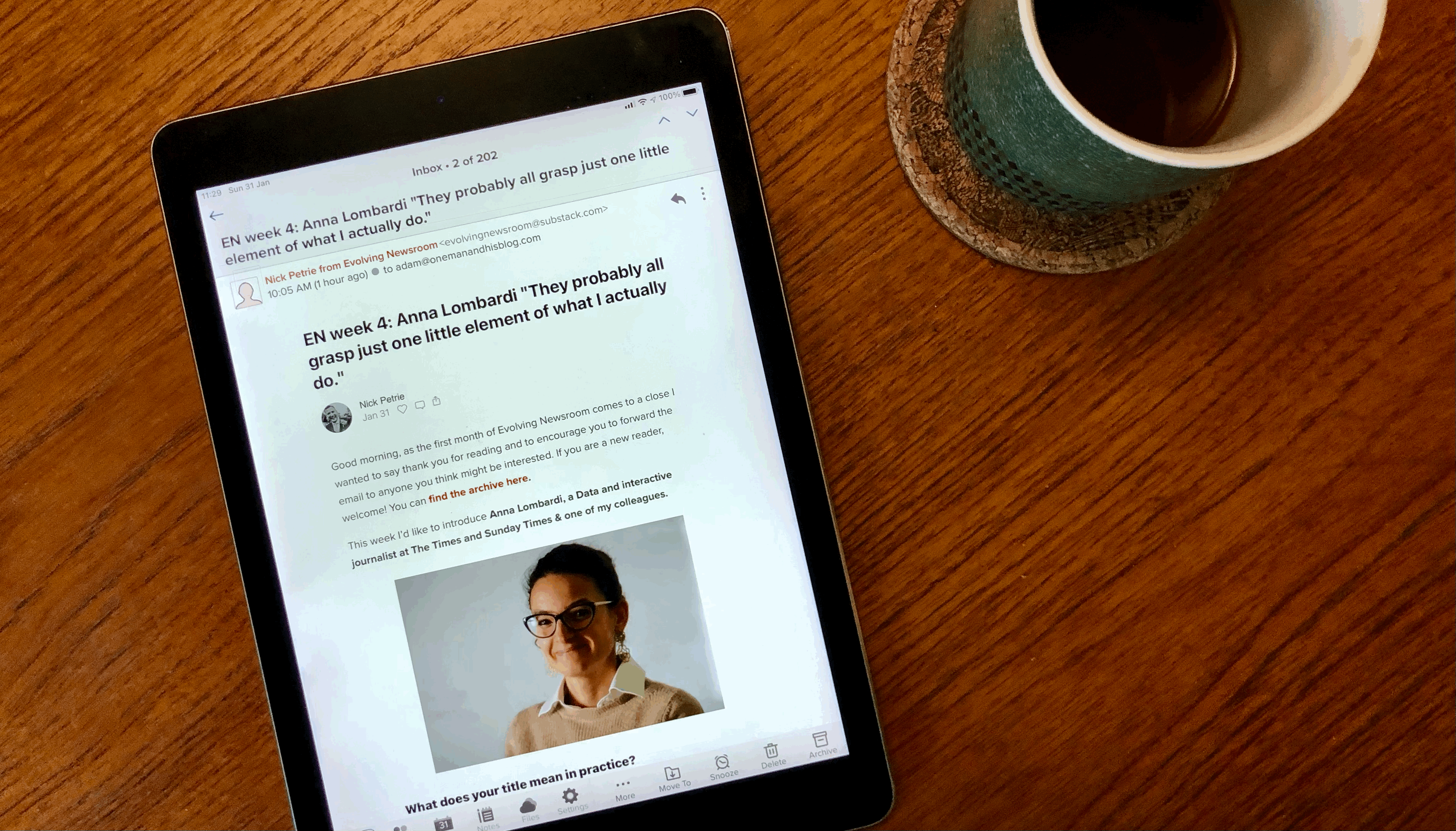 Why you should subscribe to Nick Petrie's Evolving Newsroom