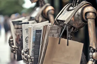 When digital goes shopping for print