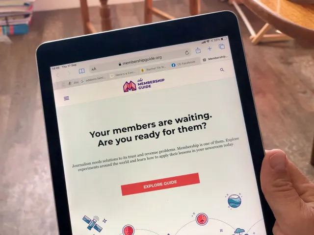 Journalism needs members, not readers