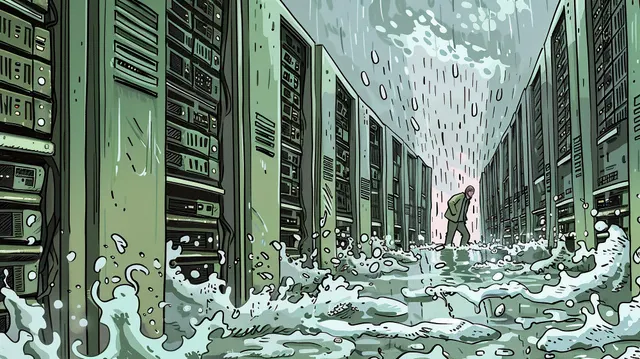 An unstoppable tide of server-generated slop