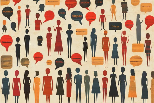 An abstract image of audience engagement 