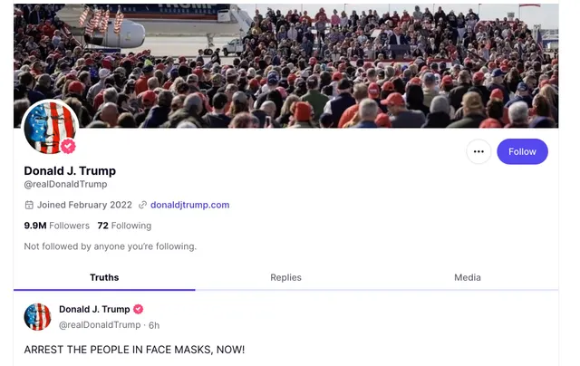 Is Trump a blogger or a social object?