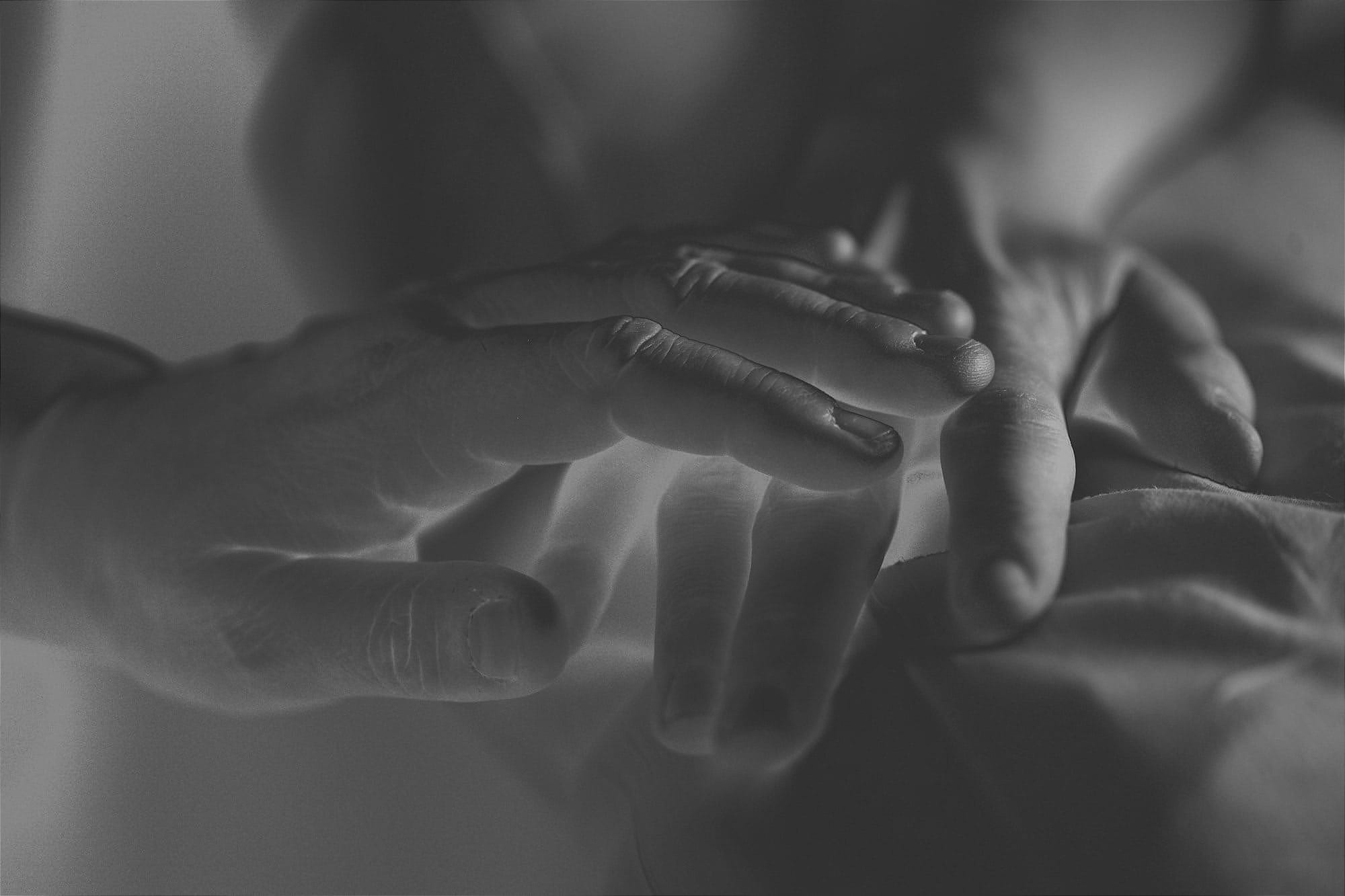 person's hands