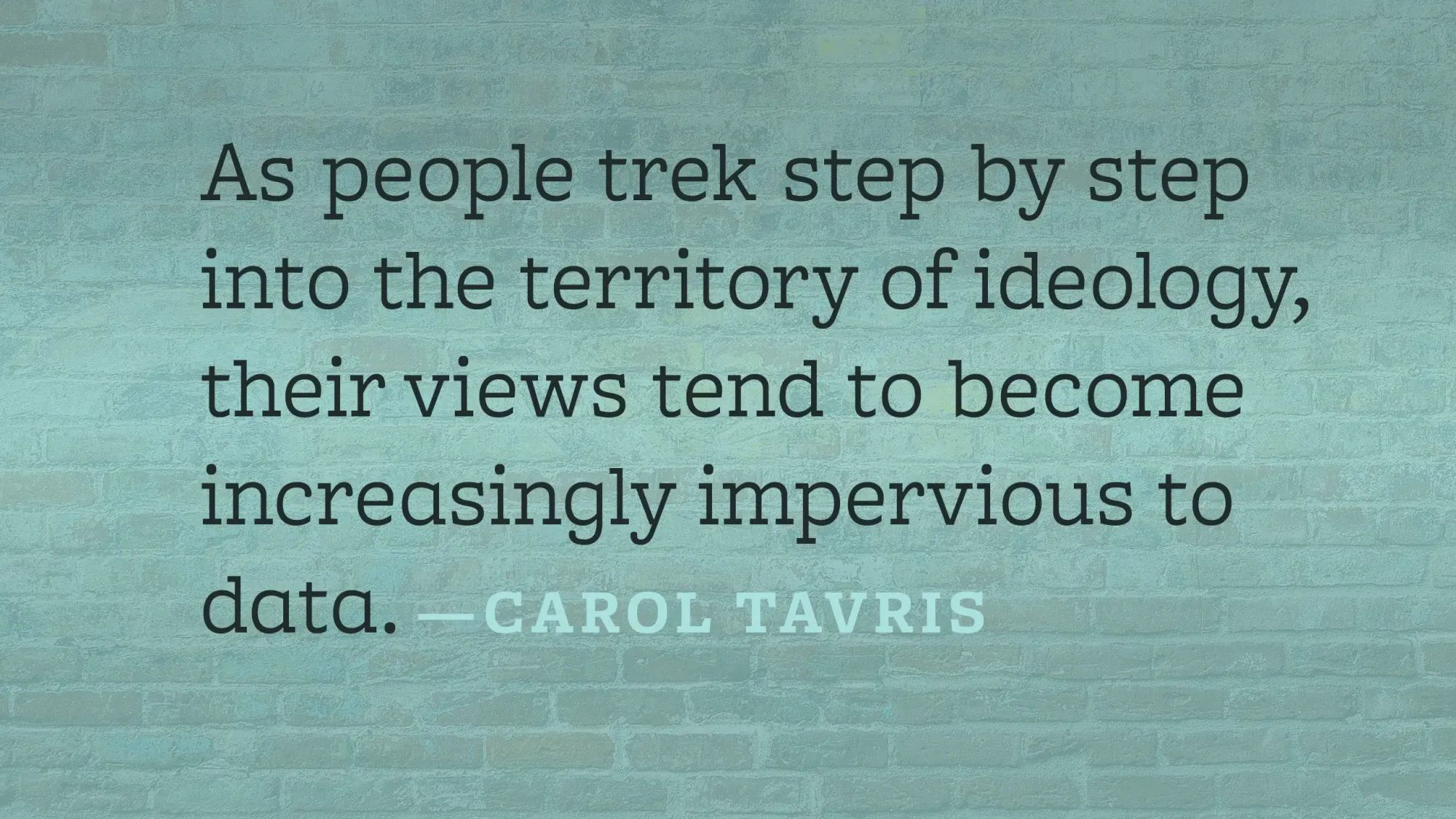 Can We Separate Bias From Ideology?