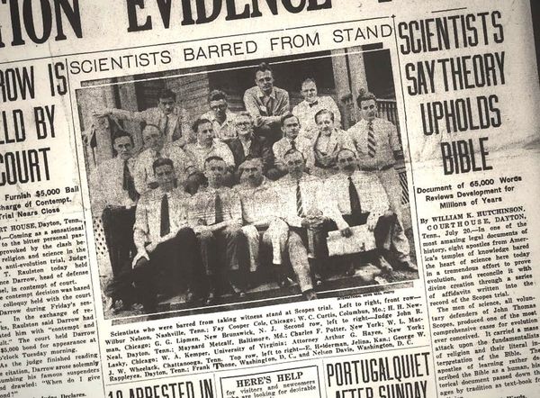 The Scopes Monkey Trial at 100: Why People Don't Accept the Theory of Evolution