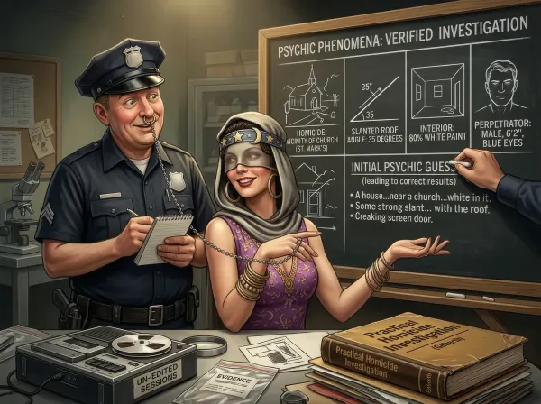 20 Questions Revisited, or, How the Slick Police Psychics Fool the Bumbling Cops