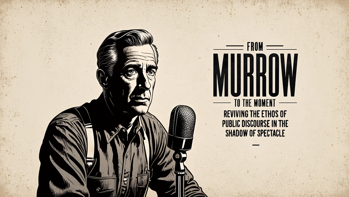 From Murrow to the Moment: Reviving the Ethos of Public Discourse in the Shadow of Spectacle