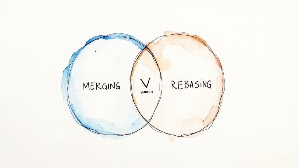 Git Merging vs. Rebasing: The Complete Guide for Modern Development