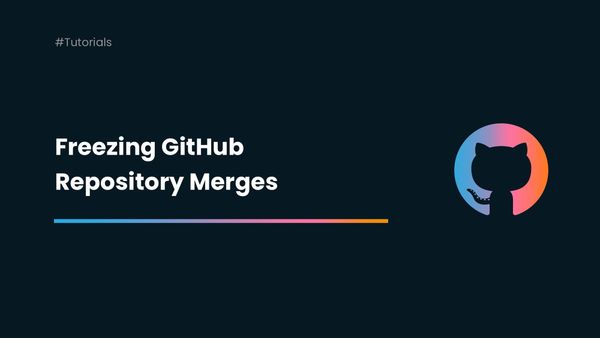 Freezing your GitHub repository merges