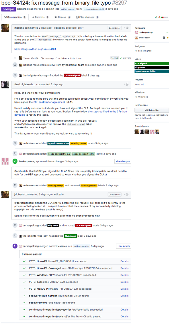 Case Study: CPython Development Workflow