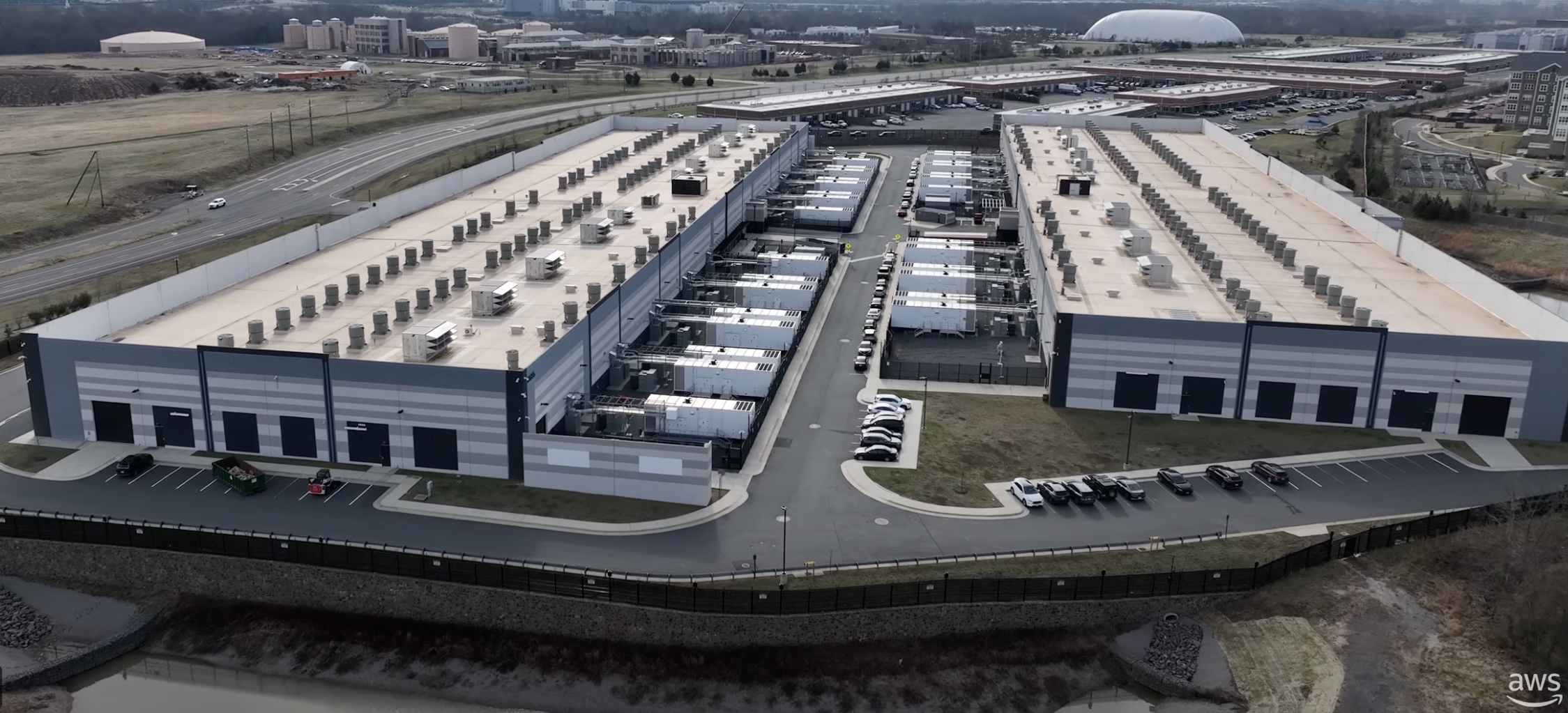Amazon Virginia data center.