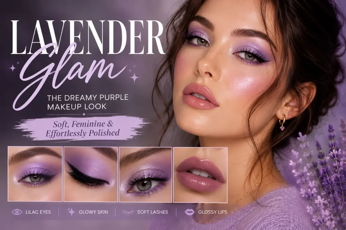 Lavender Glam: The Dreamy Purple Makeup Look That Feels Soft, Feminine & Expensive 💜✨