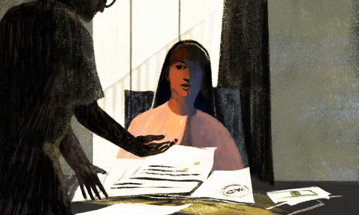 She escaped her husband’s physical violence – but economic ties kept them connected for years