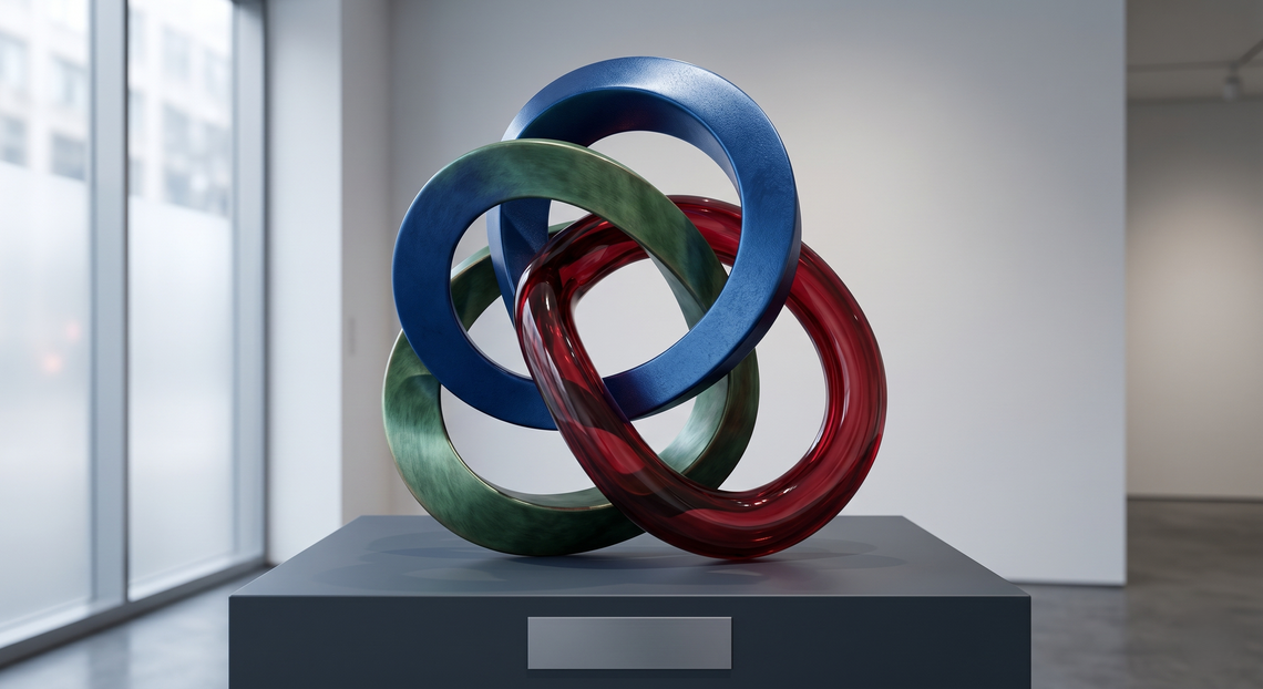 Möbius strip: From 2D surfaces to 3D knots