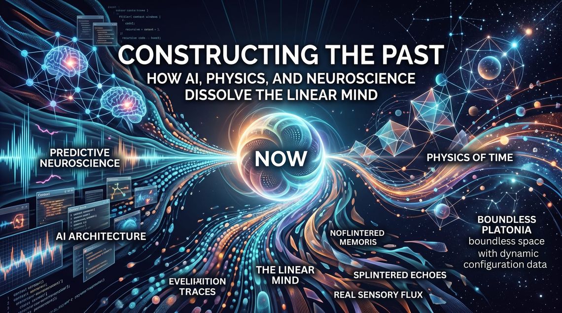 Constructing the Past: How AI, Physics, and Neuroscience Dissolve the Linear Mind