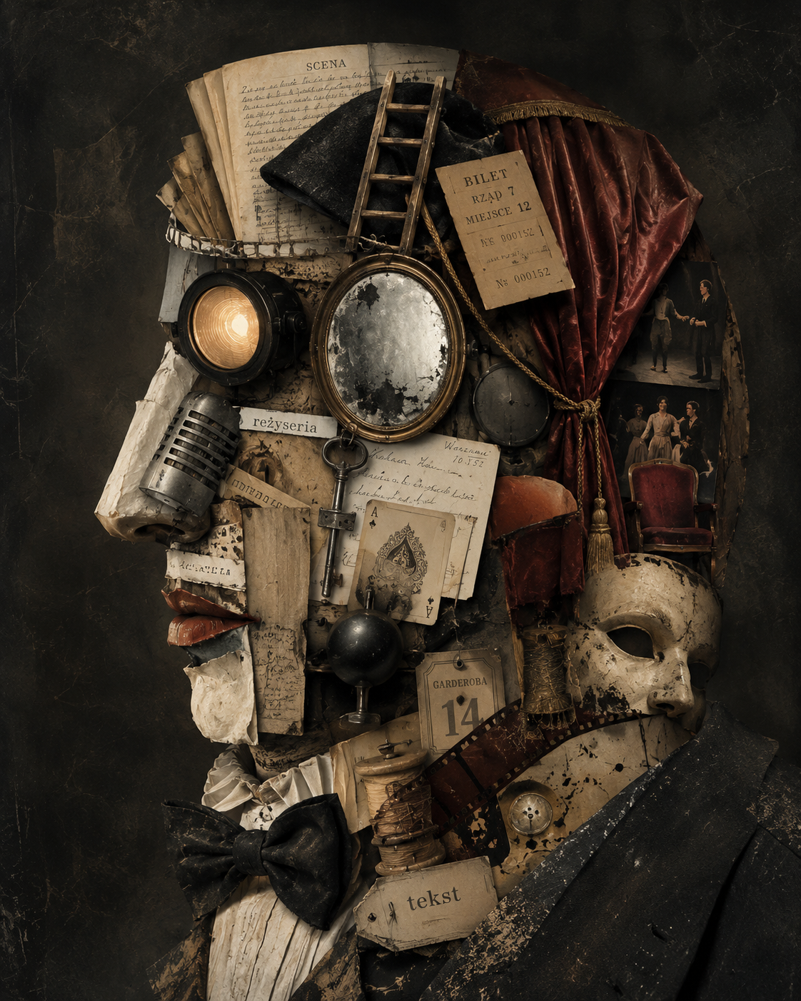 PORTRET ZŁOŻONY Z REKWIZYTÓW | PORTRAIT COMPOSED OF PROPS