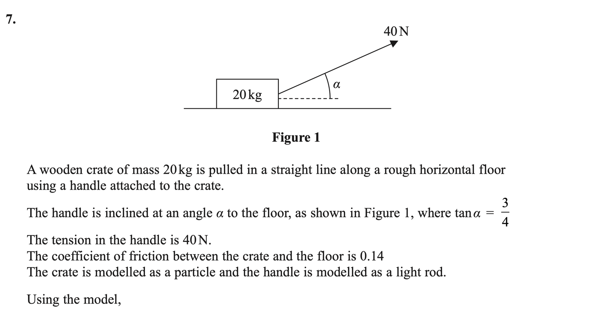 Q7 - Edexcel A-Level Maths Paper 3 June 2018