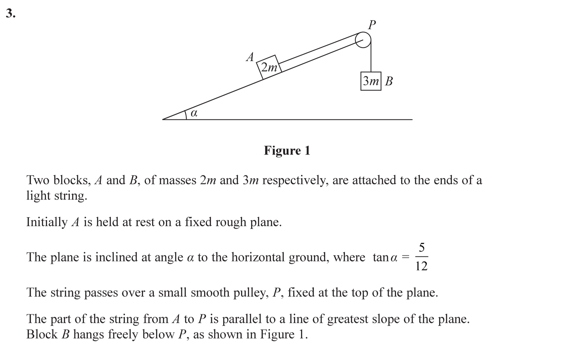 Q3 - Edexcel A-Level Maths Paper 3 June 2019