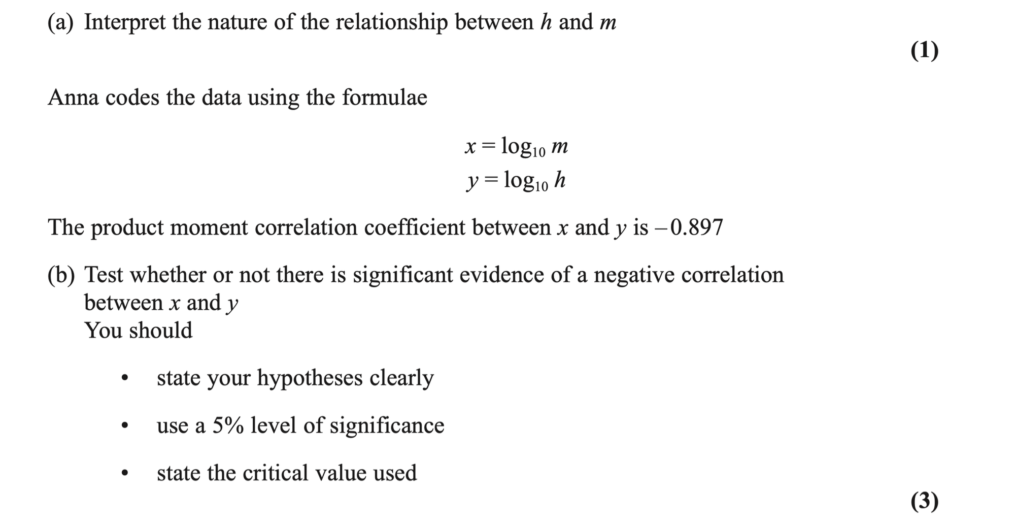 Q6 - Edexcel A-Level Maths Paper 3 June 2022