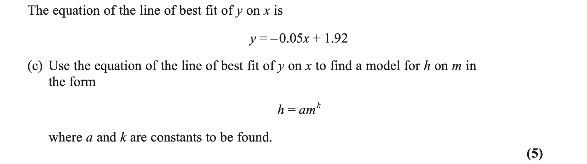 Q6 - Edexcel A-Level Maths Paper 3 June 2022