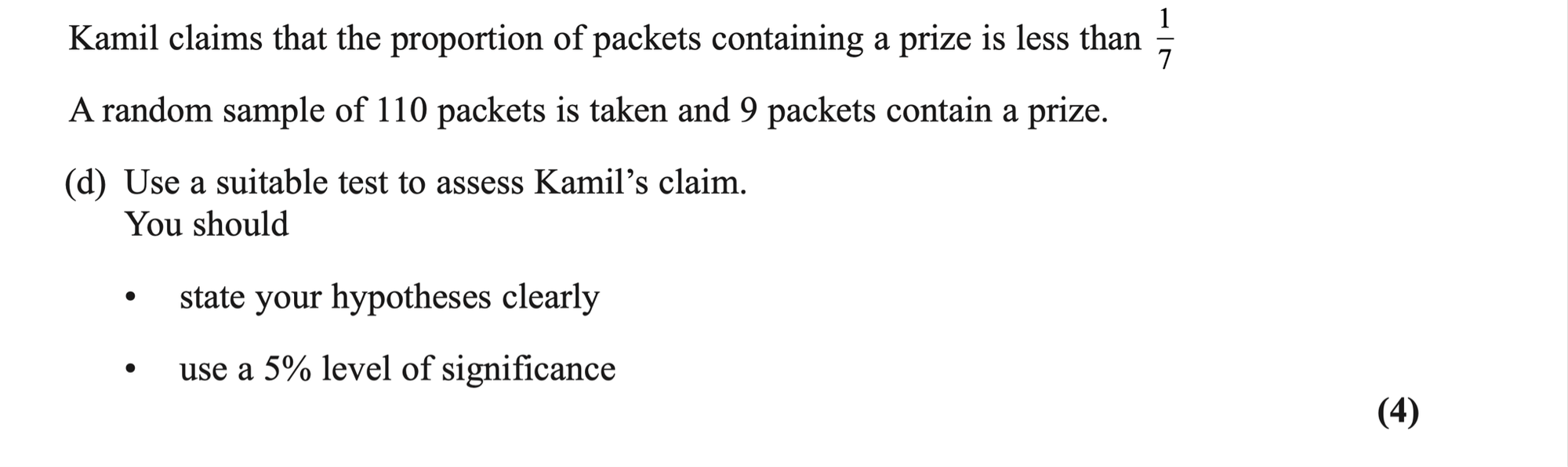 Q2 - Edexcel A-Level Maths Paper 3 June 2023