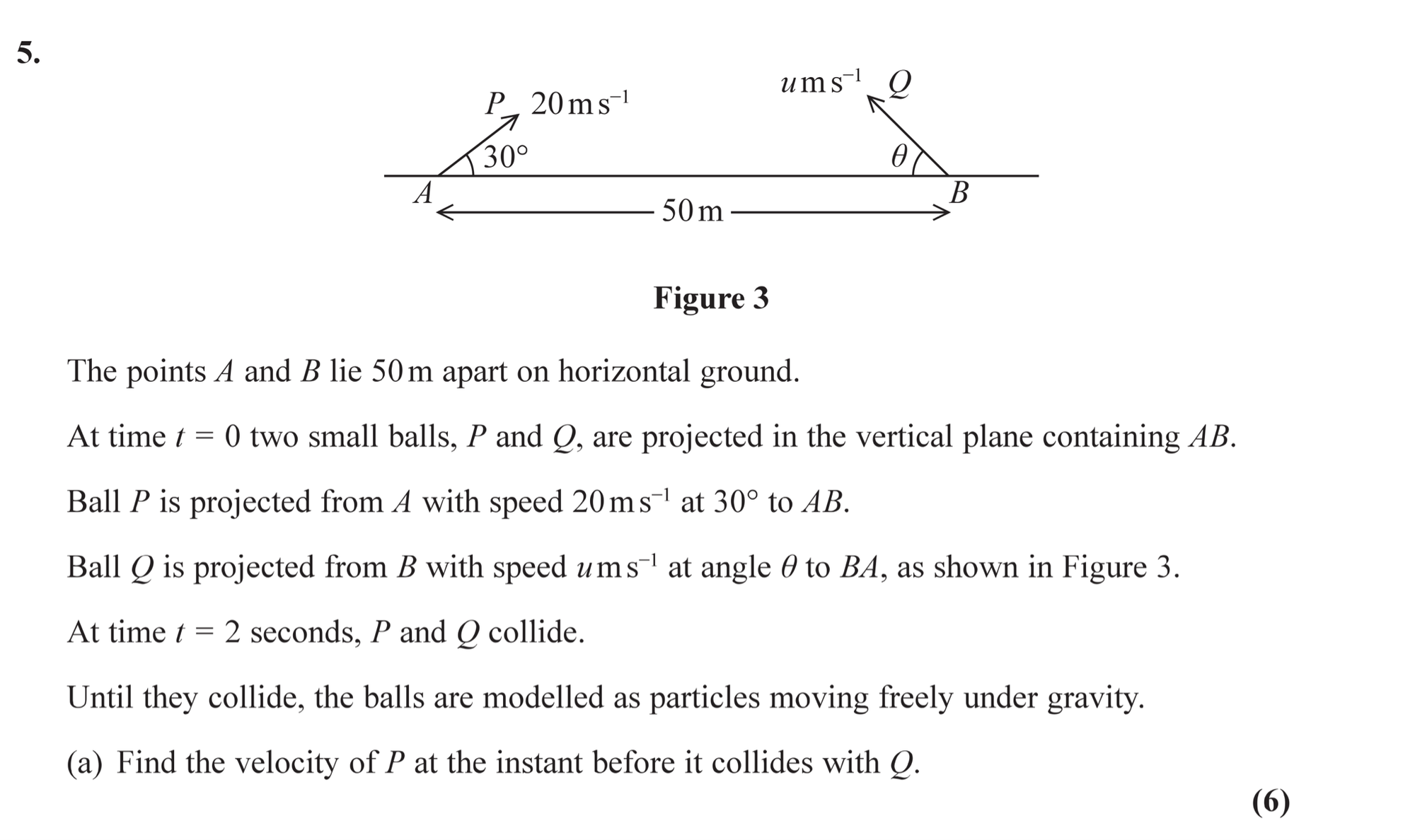 Q5 - Edexcel A-Level Maths Paper 3 June 2019