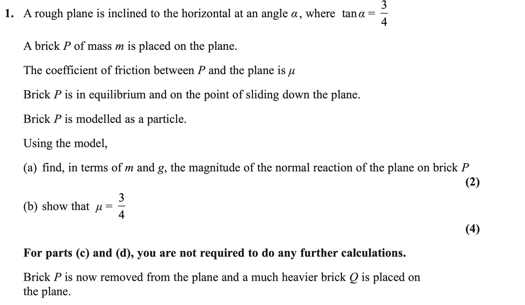Q1 - Edexcel A-Level Maths Paper 3 June 2020
