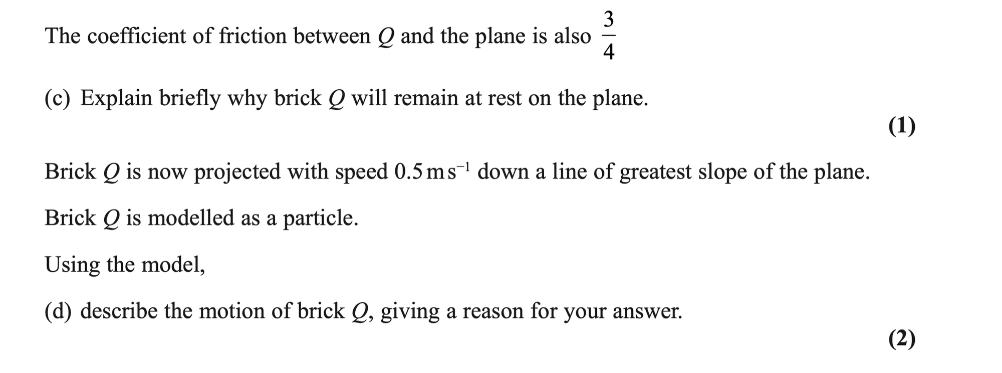Q1 - Edexcel A-Level Maths Paper 3 June 2020