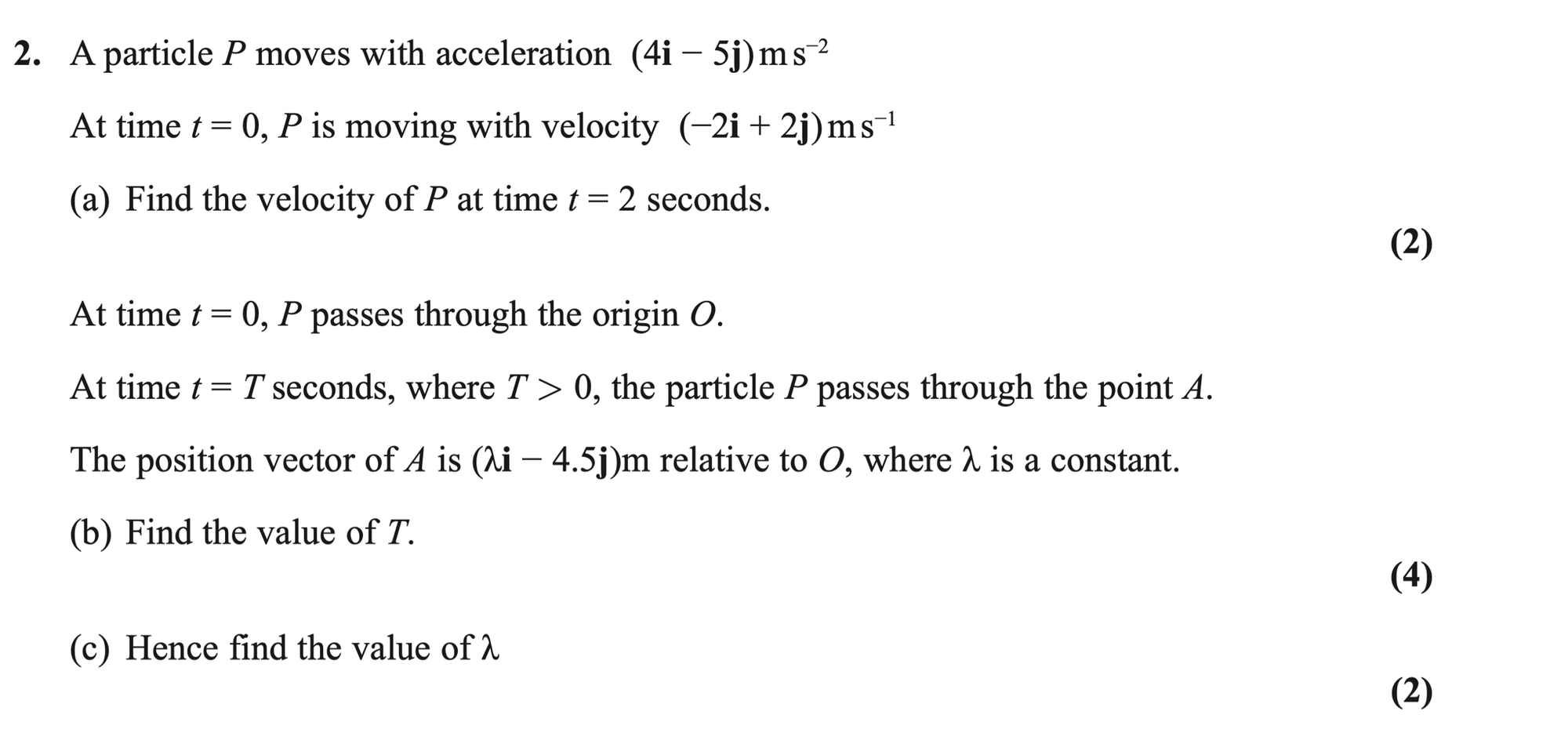Q2 - Edexcel A-Level Maths Paper 3 June 2020