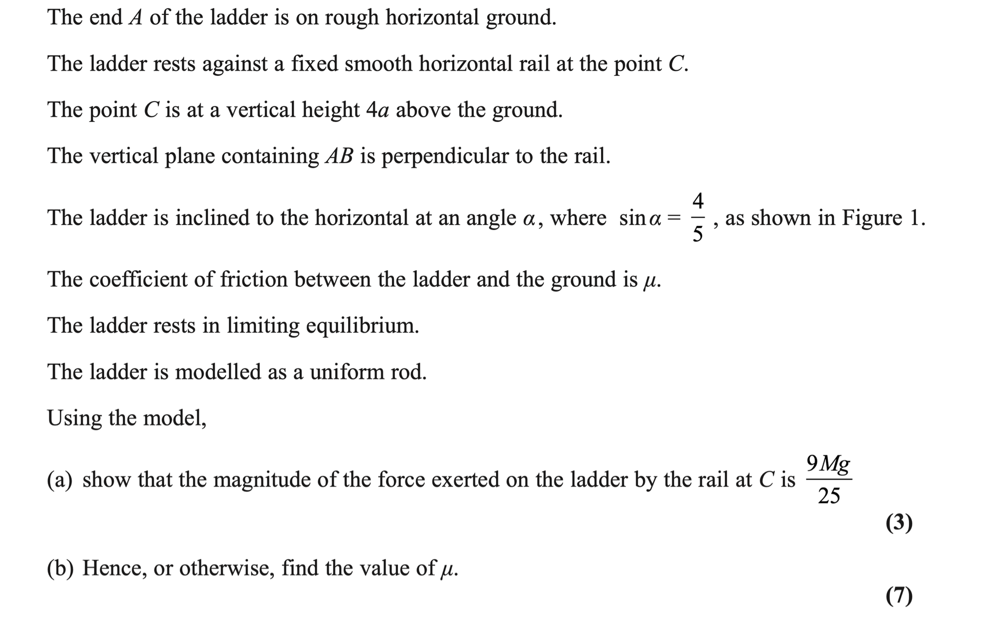 Q4 - Edexcel A-Level Maths Paper 3 June 2020