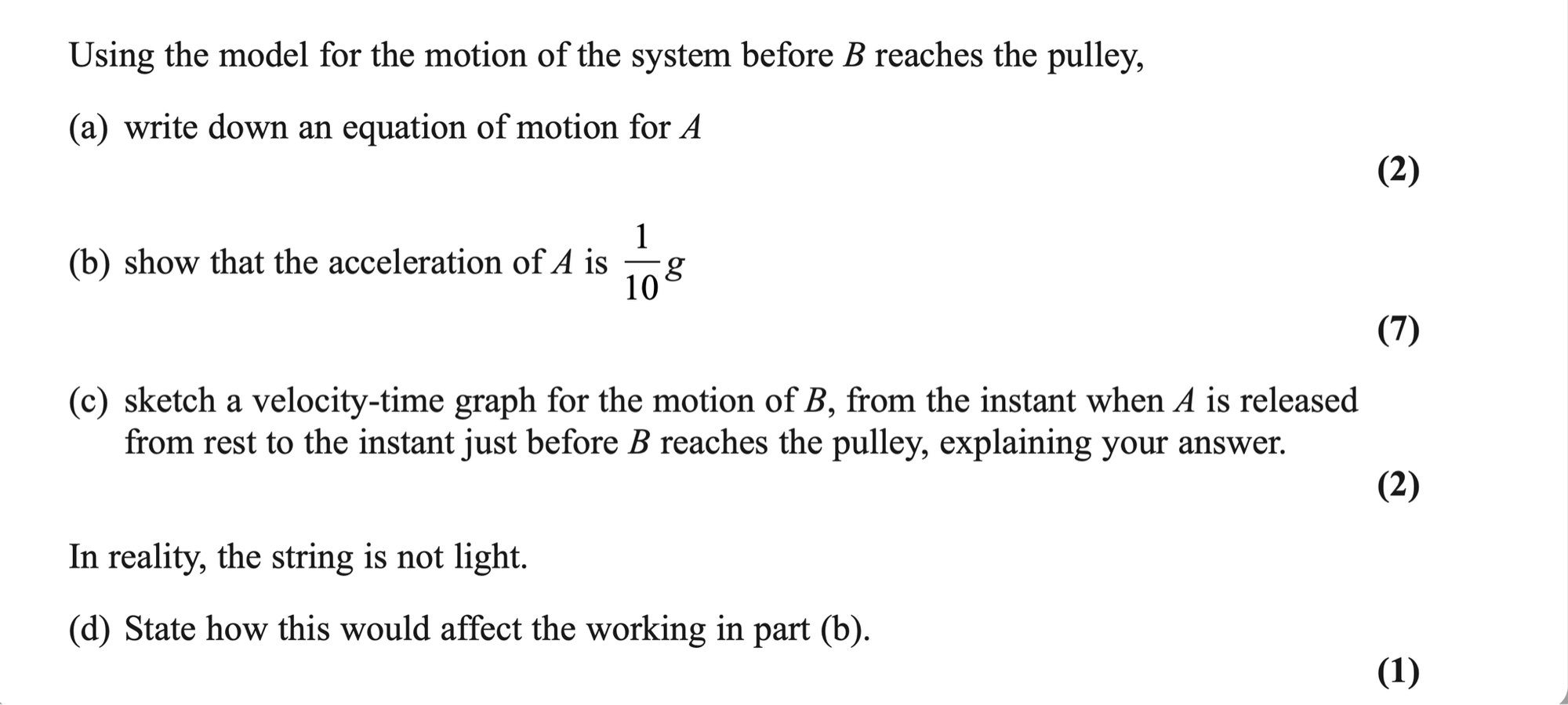 Q2 - Edexcel A-Level Maths Paper 3 June 2021