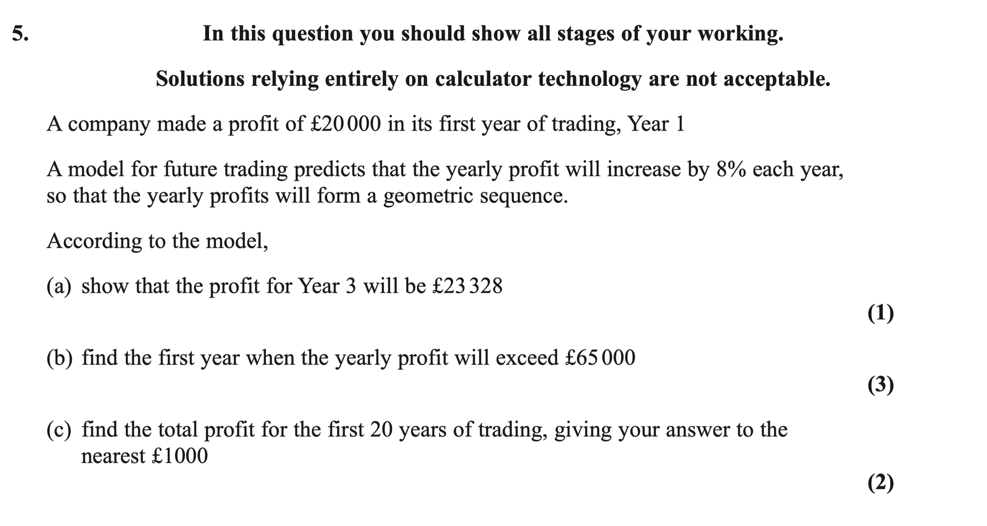 Q5 - Edexcel A-Level Maths Paper 1 June 2021