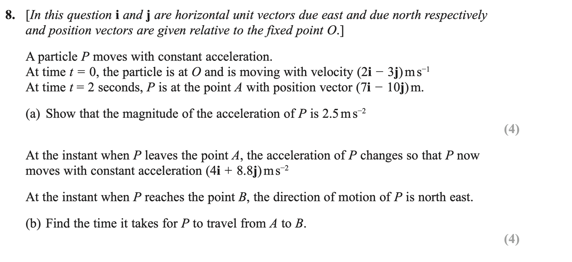 Q8 - Edexcel A-Level Maths Paper 3 June 2018