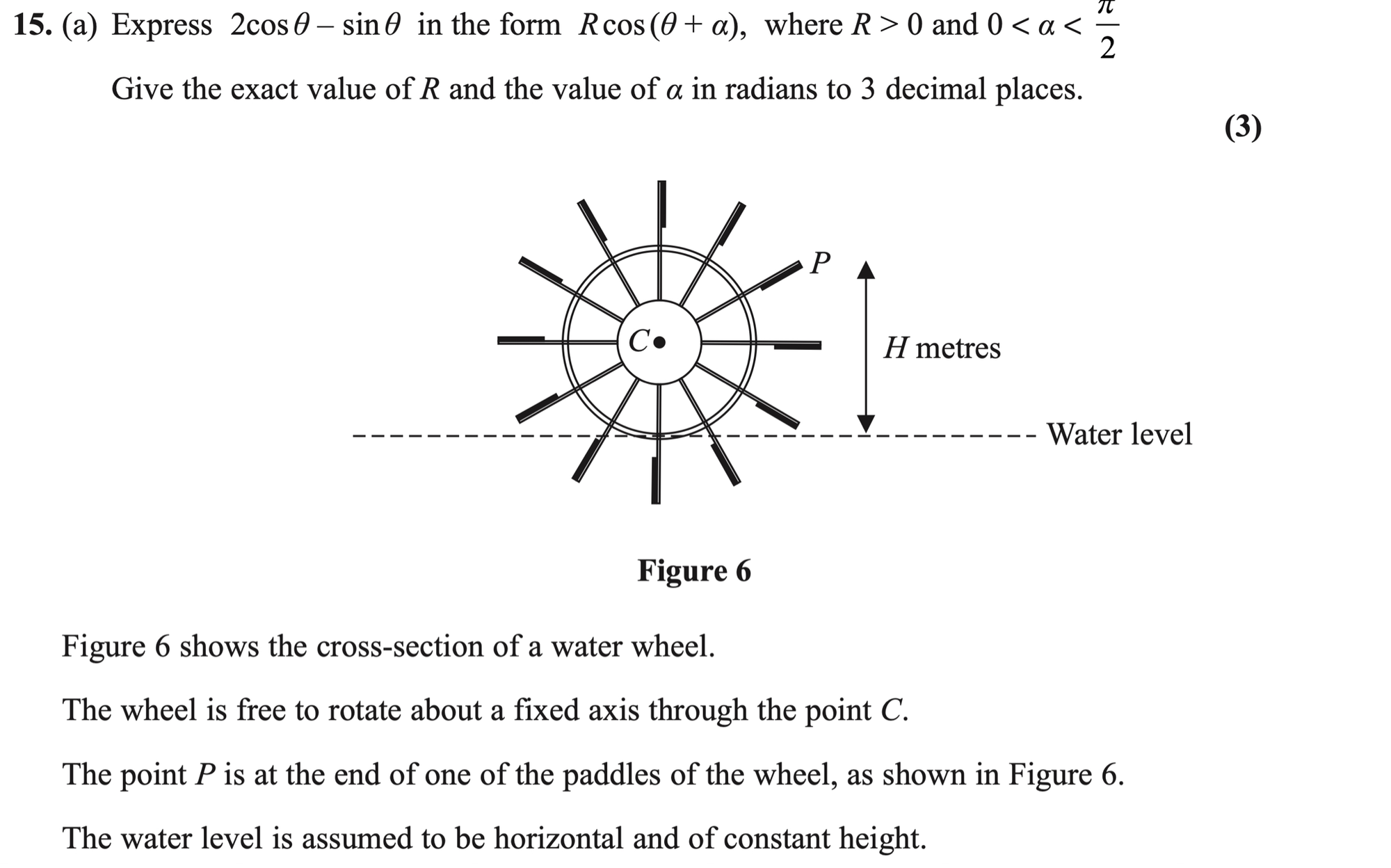 Q15 - Edexcel A-Level Maths Paper 2 June 2021