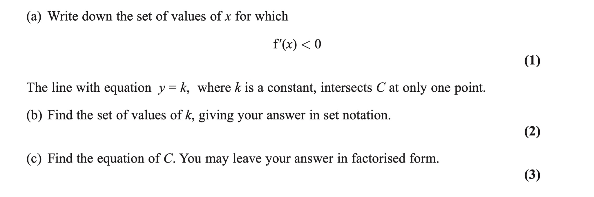 Q6 - Edexcel A-Level Maths Paper 1 June 2022