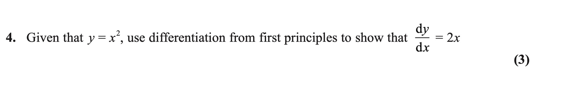 Q4 - Edexcel A-Level Maths Paper 1 June 2024