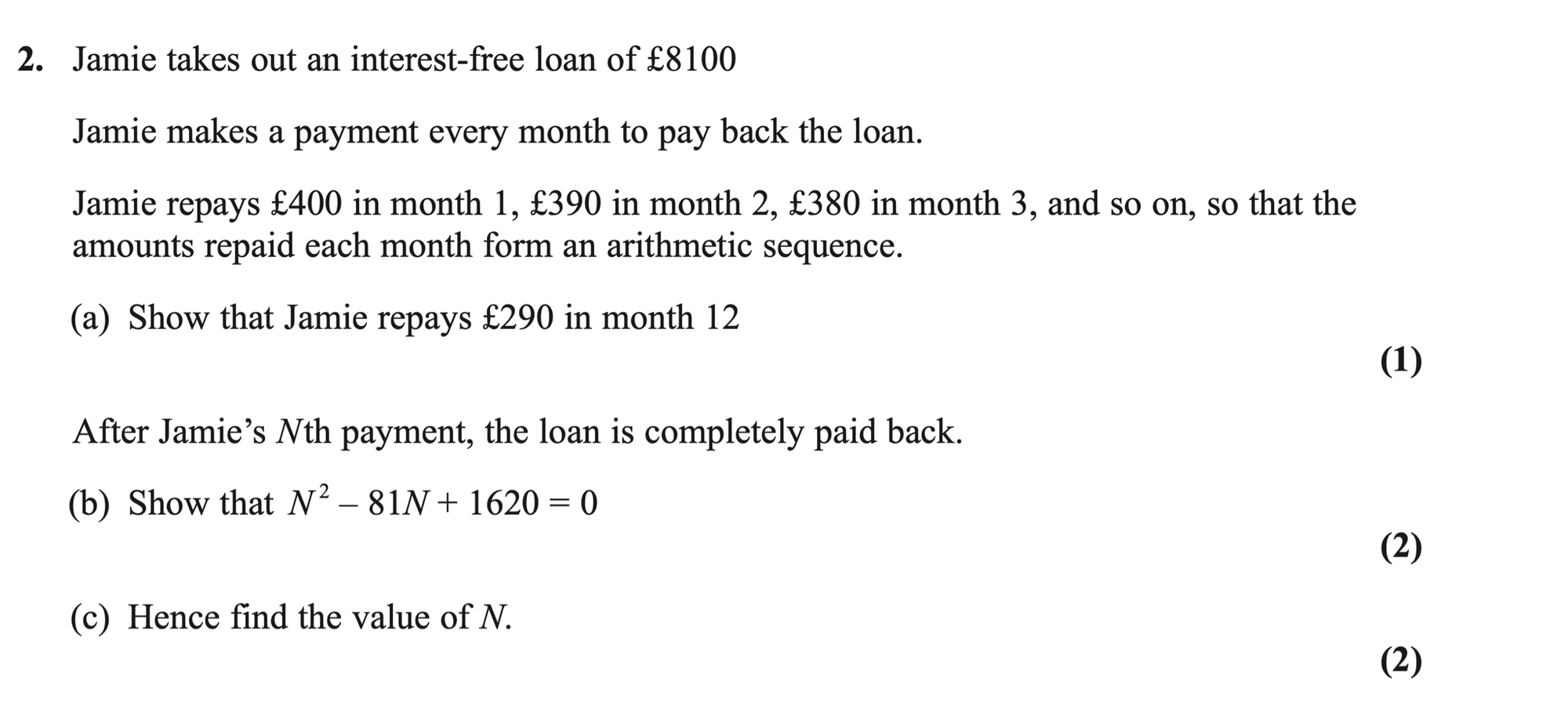 Q2 - Edexcel A-Level Maths Paper 2 June 2024