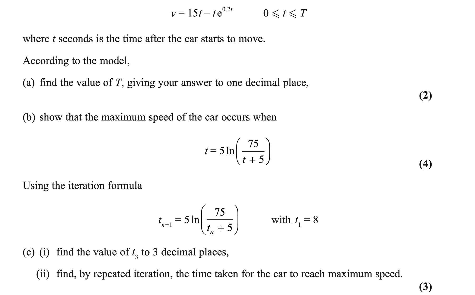 Q9 - Edexcel A-Level Maths Paper 1 June 2025
