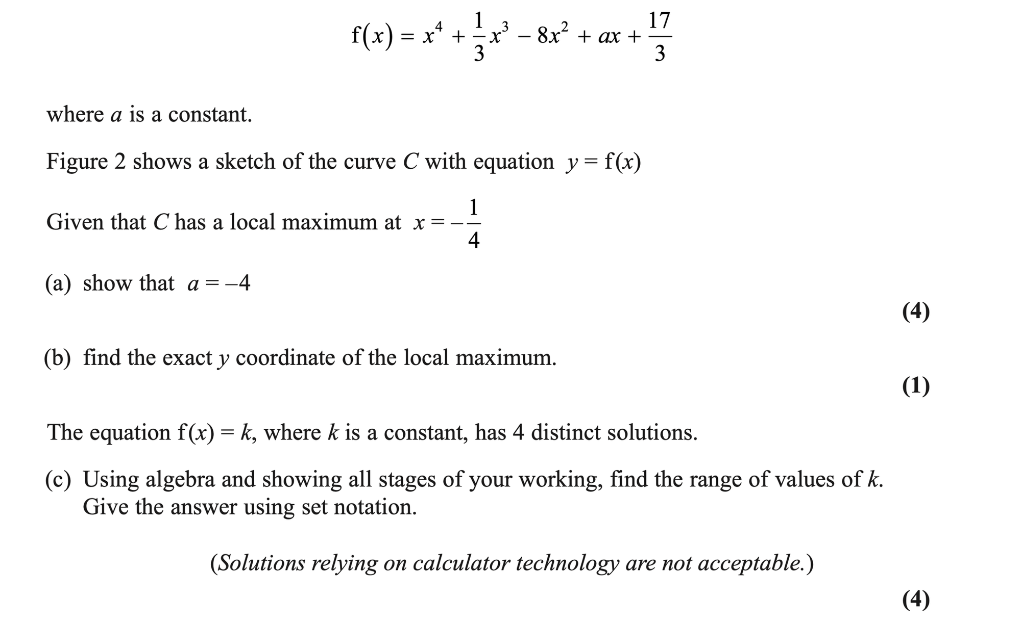 Q8 - Edexcel A-Level Maths Paper 2 June 2025